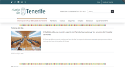 Desktop Screenshot of diariodetenerife.info