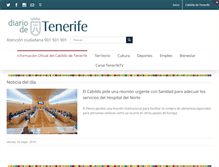 Tablet Screenshot of diariodetenerife.info